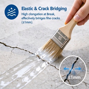 KOBG Scellant d'étanchéité transparent <span class=keywords><strong>en</strong></span> acrylique pur, respirant, résistant aux UV, pour la combinaison des <span class=keywords><strong>fissures</strong></span> dans le béton et la pierre - Product Image 2