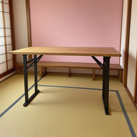 Table pliable cadres Restaurant bureau fer acier banc salle à manger café salle à manger meubles Table en métal pliant pieds de bureau pour Table