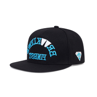 Sombrero de ala plana de alta calidad Logotipo bordado personalizado Moda Street Style Snapback Cap