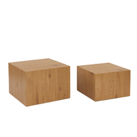Table basse moderne simple en bois MDF et métal pour l'intérieur et l'extérieur pour les hôtels, les restaurants, le salon et la chambre à coucher en gros