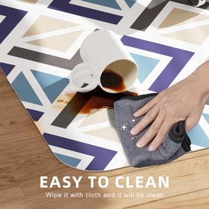 Tapis de chaise de bureau en PVC transparent antidérapant de haute qualité, réversible, antimicrobien, style moderne, lavable pour usage domestique - Product Image 4