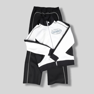 Venta caliente de alta calidad Patchwork Streetwear Sudadera con capucha y pantalones de chándal Set Pullover Zip up Chándales para hombres personalizados - Product Image 1