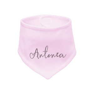 Babero Rosa para Bebé con nombre impreso (Niña) - Product Image 1