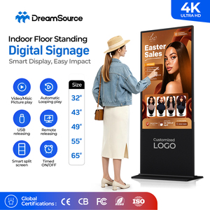 Pantalla LCD <span class=keywords><strong>de</strong></span> Señalización Digital <span class=keywords><strong>de</strong></span> 43, 49, 55 y 65 Pulgadas, 4K, Ultra Delgada, para Publicidad Digital en Aeropuertos y <span class=keywords><strong>Metro</strong></span> - Product Image 1