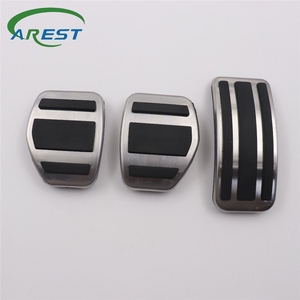 Carest <span class=keywords><strong>Accessoire</strong></span> de voiture pour Peugeot 307 2008 <span class=keywords><strong>207</strong></span> 301 CC <span class=keywords><strong>SW</strong></span> GTI/RC 208 GTI 308 408 CC AT/MT STD Pédale Autocollant Sytling Cover Pad - Product Image 2