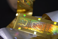 Rollos de Lámina Holográfica PET para Estampado en Caliente, Lámina 3D para Embalaje de Papel e Impresión