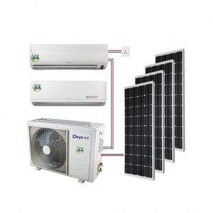 Climatiseur solaire hybride extérieur CE RoHS 9000btu 12000btu 18000btu 24000btu pour maisons - Product Image 3