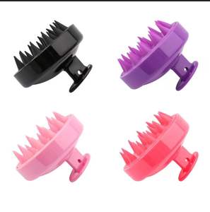 家庭用シャンプーブラシ頭皮マッサージスカルプクリーニングブラシかゆみ防止 - Product Image 1