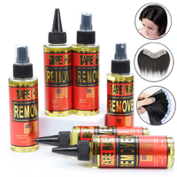 Dissolvant de colle portable et pratique, agent de décollement puissant, imperméable, sans résidu, solvant sûr pour la colle de toupets et les extensions capillaires