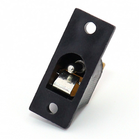 Connecteur d'alimentation CC à panneau large DC-019, prise femelle 3 broches avec double ailette de fixation et trous de vis, connecteur de charge CC 5,5x2,1/2,5 mm