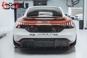 Diffusore Posteriore in Fibra di Carbonio di Alta Qualità Kit Carrozzeria Paraurti Posteriore per Audi <span class=keywords><strong>E</strong></span>-<span class=keywords><strong>TRON</strong></span> <span class=keywords><strong>GT</strong></span> - Product Image 2