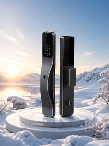 Serrure de porte intelligente JINK Lock Pro en alliage d'aluminium, empreinte digitale, mot de passe, carte, clé mécanique pour porte en bois - Product Image 4