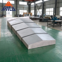 Protection de guidage de machine CNC sur mesure en acier télescopique, protection de guidage de machine CNC