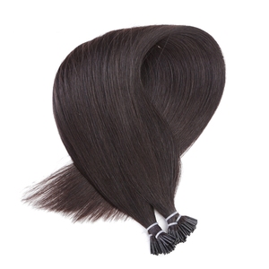 Extensions de cheveux naturels professionnels à pointe nano, double épaisseur, fusion de kératine, cuticules alignées, 100 % cheveux humains bruts Remy I-Tip - Product Image 4
