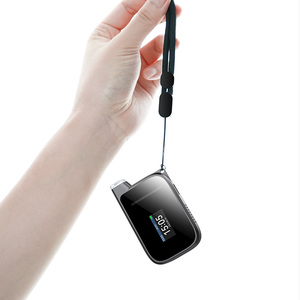 Brennstoffzellensensor Alcotest Tragbares Alkoholmessgerät Schlüsselanhänger Atemalkohol-Testgerät Mundstück Digitaler Alkoholtester Mr Black-H2 - Product Image 1