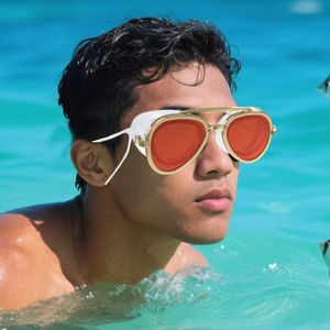 Gafas de Natación LM de Visión Completa, a Prueba de Fugas, Profesionales, Ajustables, de Plástico, para Deportes Acuáticos, Piscina y Playa - Product Image 3