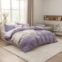 Ensemble housse de couette et taies d'oreiller moelleux, décoration de luxe pour la maison, literie 100% polyester, écologique, toutes saisons, taille personnalisée disponible