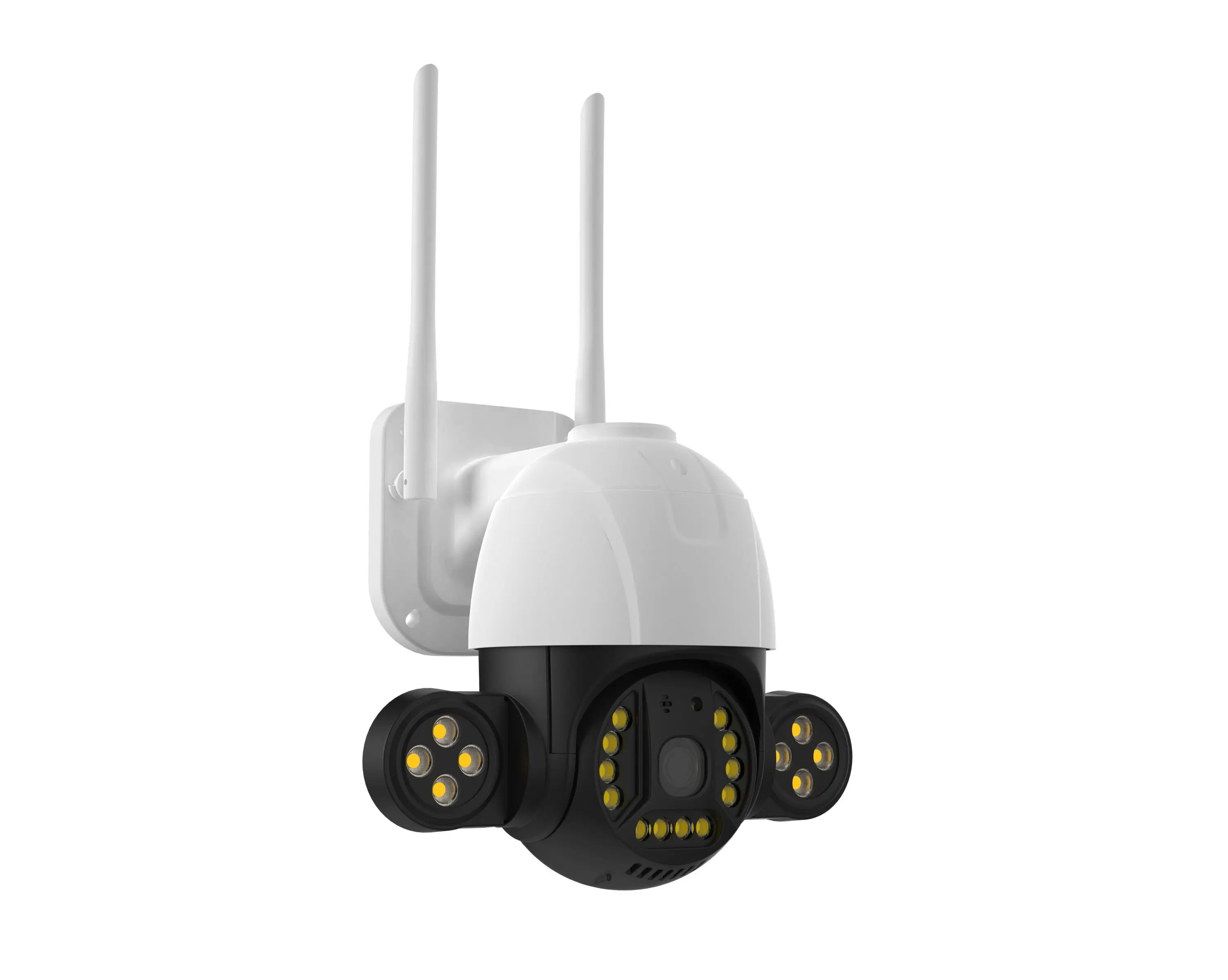 Intelligente PTZ-LED-Außen kamera PoE IP-Sicherheits leuchte Beide-Wege-Audio kamera 2K mit Nachtfarben-IP-POE-Dome-Sicherheits-CCTV-Kamera