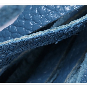 Sacs à main de luxe pour femmes de haute qualité en cuir véritable avec fermeture éclair et deux sangles, accessoire élégant en forme de seau pour femmes - Product Image 6