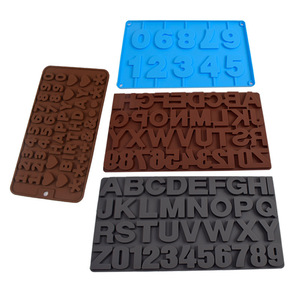 Molde de silicona con letras y números para hornear, decoración de pasteles y galletas, 36 0-9 - Product Image 2