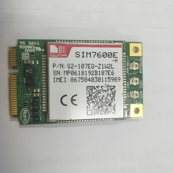 SIMCOM SIM7600E-H MiniPcie 4グラムModule SIM7600E