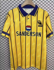 1997 Retro <strong>Sheffield</strong> Wednesday Home Soccer Jersey Classic Style Polyamide Quick Dry Windproof Full Sleeve Men's Stand Collar All - Product Image 5