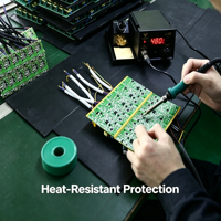 Ruban en polyimide haute température pour la protection des circuits imprimés, adhésif silicone, sans résidus jusqu'à 300°C ° C