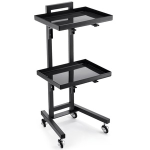 Modern Gold Iron Hair Salon Cart Worktop Salon <b>Trolley</b> with Rolling Beauty Storage Hairdresser Spa <b>Trolley</b> for Beauty Salon Use - Product Image 5