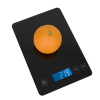 Balance de cuisine numérique intelligente de précision avec plateau en verre trempé - Pesée alimentaire multi-unités précise pour la cuisine domestique et professionnelle