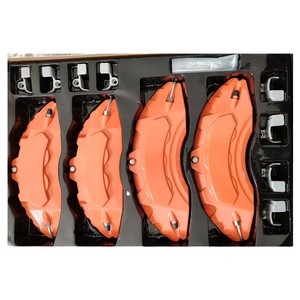 Pièces automobiles personnalisées, nouveaux étriers <span class=keywords><strong>de</strong></span> <span class=keywords><strong>frein</strong></span> en alliage d'aluminium, ensemble <span class=keywords><strong>de</strong></span> disques latéraux, <span class=keywords><strong>cache</strong></span>-étrier pour Audi, BMW, Benz, Tesla - Product Image 1