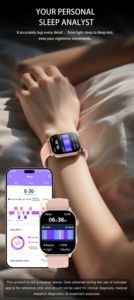 <span class=keywords><strong>Reloj</strong></span> <span class=keywords><strong>Inteligente</strong></span> LC211 OEM de Alta Calidad, Monitor de Ritmo Cardíaco y Sueño, Múltiples Modos Deportivos, Resistente al Agua 1ATM, con GPS - Product Image 6