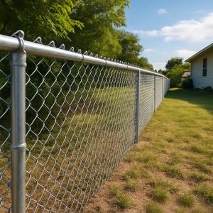 Konut Bahçesi için Yeşil Tel Örgü Çit; 1.8 Metre Yüksekliğinde Metal Çit; Dokuma Metal Tel Örgü - Product Image 3