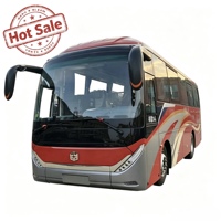 Autocar d'occasion 24 places, diesel, boîte manuelle, norme Euro 4, prêt pour le transport touristique, service de remise à neuf professionnel disponible