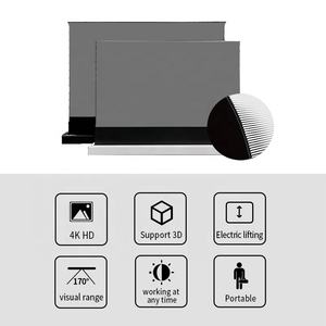 Écran de <span class=keywords><strong>projection</strong></span> ALR motorisé de 92 "cristal PET CLR pour <span class=keywords><strong>xiaomi</strong></span> Wemax 4K Optoma P1 projecteur laser à focale ultra courte - Product Image 6