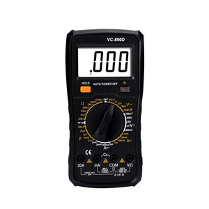 Multímetro Digital Vc890d de 3 Dígitos, 1000V CC, 750V CA, 20A, Apagado Automático, Cuerpo de Plástico, para Pruebas Eléctricas - Product Image 5