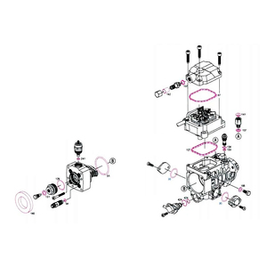 طقم ختم من نوع TDI من الوقود الميكانيكي من أجل محرك الديزل ALH Volkswagen 038198051D - Product Image 2