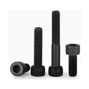 Khóa Lục Giác <span class=keywords><strong>Nylock</strong></span> Mạ Kẽm Mạ Kẽm Màu Đen 4.8 8.8 10.9 12.9 Lớp Thép Cacbon Bu Lông Chìa Khóa Allen DIN912 - Product Image 5