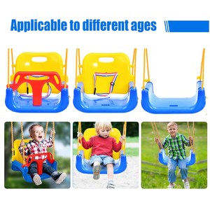 <span class=keywords><strong>Altalena</strong></span> per Bambini 3-in-1 Regolabile, Portatile e Sicura in Materiale Plastico per Uso Interno ed Esterno, Casa Giochi e Giardino, 3 Anni - Product Image 5