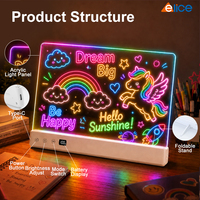 Vente directe d'usine, vente en gros, tableau de dessin LED pour enfants, art graffiti, éclairage d'ambiance intérieur