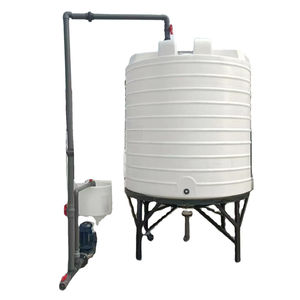 Serbatoio <span class=keywords><strong>per</strong></span> Trattamento Acque Reflue in Plastica con Agitatore, Alimentazione a Tubo, Circolazione, Riscaldamento a Scala, Fondo Conico Rinforzato - Product Image 1