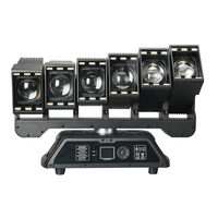 6-Köpfige 60W LED Moving Head Beam Bar mit Pixelsteuerung und Wash-Effekt, DMX RDM Bühnenlichtanlage für Konzerte, Events und Shows
