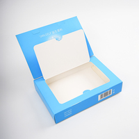 Emballage personnalisé pour compléments alimentaires, boîtes en carton pliables imprimées en bleu