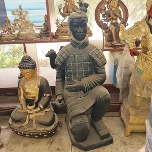 Estatuas de Bronce de Guerreros de Terracota Chinos Antiguos, Diseño Personalizado, Fundición de Cobre y Latón, Artesanía Metálica del Ejército Qin - Product Image 3