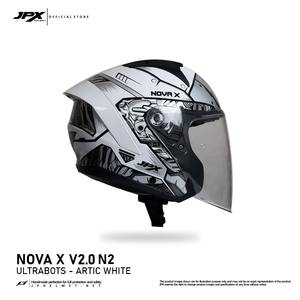 Casco Abierto JPX Nova X V2 con Doble Visera, Material Plástico, Cierre de Hebilla Unisex para Ciclismo - Product Image 5