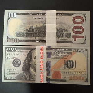 Billetes <span class=keywords><strong>de</strong></span> Dólar Estadounidense <span class=keywords><strong>de</strong></span> Papel Resistente <span class=keywords><strong>de</strong></span> la Marca PARTY, Novedad, Impresos en 6 Colores, Accesorios para Fiestas <span class=keywords><strong>de</strong></span> Halloween y Bodas - Product Image 1