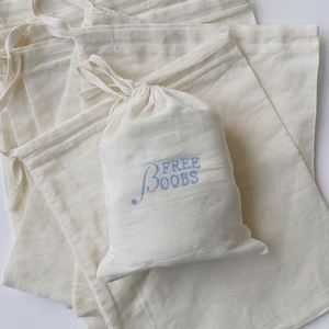 Custom Wholesale Cotton Dust Storage <b>Pouch</b> Natural Color Cotton <b>Drawstring</b> Bag <b>Pouch</b> - Product Image 4