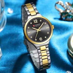 <span class=keywords><strong>Montre</strong></span> à quartz simple pour femme CURREN 9105, petit <span class=keywords><strong>cadran</strong></span>, étanche, bracelet en acier inoxydable, montres décontractées et charmantes pour femme, Reloj <span class=keywords><strong>Casio</strong></span> - Product Image 3