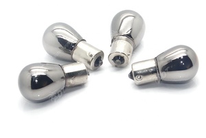 หลอดไฟโครเมียม ADT BA15S BA15D BAU15S 1156 1157 แบบเสียบ สำหรับไฟท้าย ไฟเบรก ไฟเลี้ยว ไฟถอยหลัง สำหรับรถยนต์ - Product Image 2