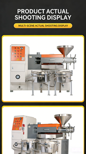 80mm Screw Diameter <b>Oil</b> Press <b>Machine</b> 380V Industrial <b>Oil</b> Press for Peanut Rapeseed Sunflower - Product Image 4