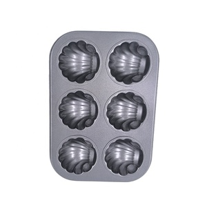Mới Sáng Tạo Biểu Tượng Tùy Chỉnh Mini Muffin Cupcake Pan Carbon Thép 6 Cup Banana Muffin Pan Khay Nướng - Product Image 6
